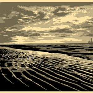 OBEY, Shepard FAIREY (Né en 1970), D’Après.  Sunset as the Fall Approaches, 2022.