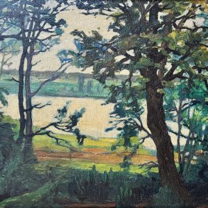 Abraham MANIEVICH (1881/83-1942)  Vue du lac.