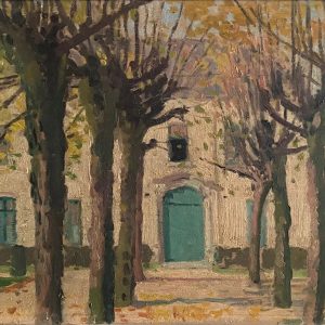 Frans SMEERS (1873-1960), Belgique  L’entrée du cloître
