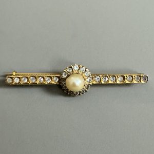 TRAVAIL DU XIXème SIECLE - BROCHE barrette