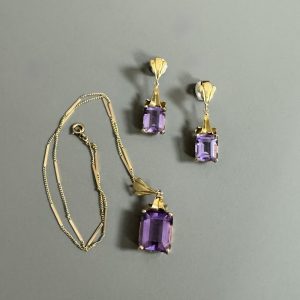 TRAVAIL DES ANNÉES 50.- PARURE