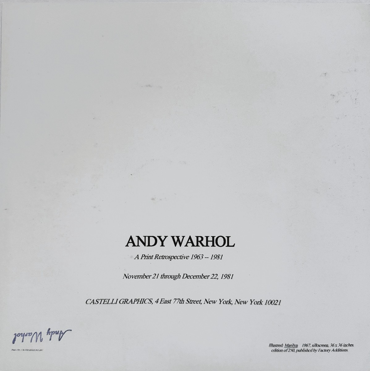 Andy WARHOL (1930 - 1987), D’Après. - Image 2