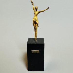 Salvador DALI (1904-1989).    « Ballerine, hommage à Margot Fonteyn » également connue sous le titre « Femme à la souris ».1972.