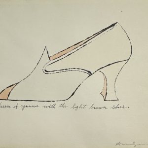 Andy WARHOL (1928-1987)  I dream of Jeannie with the light brown shoes, circa1955.
