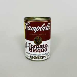 Andy WARHOL (1928-1987), Attribué à.  Campbell’s Soup « Tomato Bisque ».