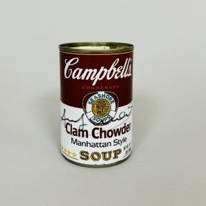 Andy WARHOL (1928-1987), Attribué à.  Campbell’s Soup « Clam Chowder ».