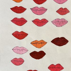 Andy WARHOL (1928-1987), Attribué à.  Kisses