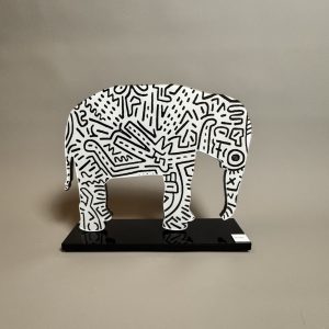 Keith HARING (1958-1990) d'Après.  Eléphant.