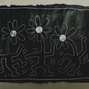 Keith HARING (1958-1990), Attribué à.  Subway drawing, circa 1983-84.