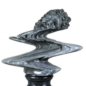 Léo CAILLARD (Né en 1985).  « Laocoon Wave Grey » 2023.