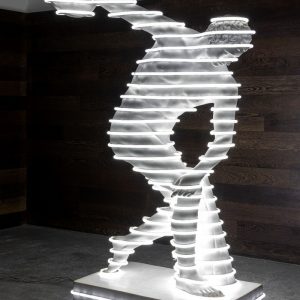 Léo CAILLARD (Né en 1985)  « Neon Discobolus ». 2015.