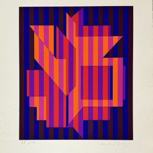 Victor VASARELY (1906-1997).  Sans titre. 1968.