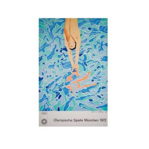 David HOCKNEY (Né en 1937), D’Après.  Olympische Spiele München, 1972.