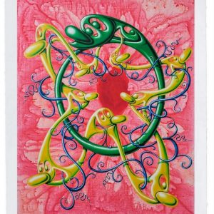 Kenny SCHARF (Né en 1958),Artiste peintre américain  Vring