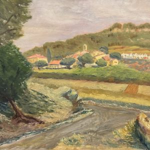 ECOLE DU DEBUT DU XXème SIECLE. Maurice DENIS, à la manière de.  Paysage .