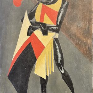 Pavel TCHELITCHEW (1898-1957), Attribué à.  Projet pour un costume de théâtre, circa 1920-21.