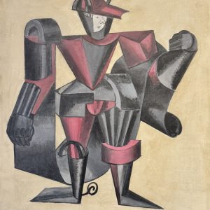 Pavel TCHELITCHEW (1898-1957), Attribué à.  Projet pour un costume de théâtre, circa 1920-21.