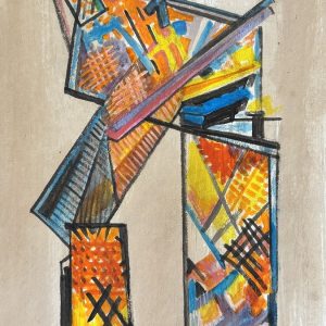 Varvara Fiodorovna STEPANOVA (1894-1958), Attribué à.  Personnage.