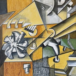 Ivan Vasilievitch KLIUN (1873-1943), Attribué à.  Composition abstraite.