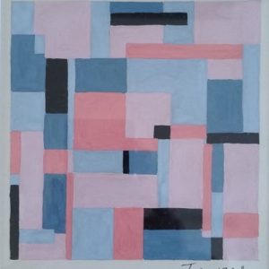 Franciska CLAUSEN (1889-1986)   Composition abstraite.