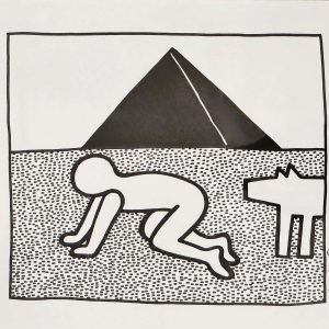 Keith HARING (1958-1990), Attribué à. Sans titre, 1981.