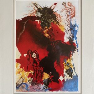 Salvador DALI (1904-1989), D'Après, (after) - The temptation of Christ in the wilderness (Matthew 4:1), 1985