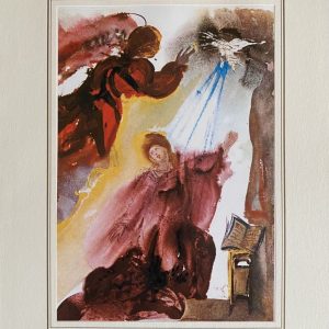 Salvador DALI (1904-1989), D'Après, (after) - The Annunciation to Mary (Luke 1:30-31), 1985