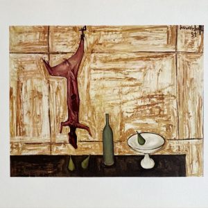 Bernard BUFFET (1928-1999) , D'Après (after) - Nature morte au lapin, 1966