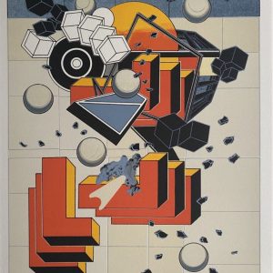 Alain LE YAOUANC (Né en 1940) - Le metier de bâtisseur I, 1978