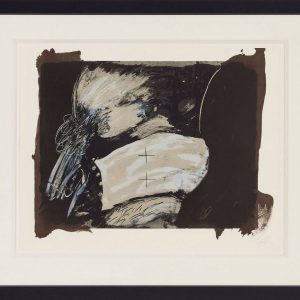 Antoni TAPIES (1923-2012)- Deux Croix, 1983.