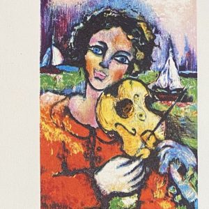 RAYA SORKINE (1936-2022) - L’amoureux au violon.