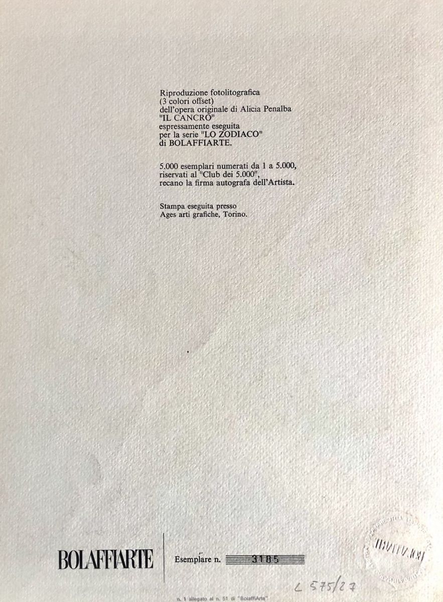 Alicia PENALBA (1913-1982) - Il Cancro, 1975 - Image 2