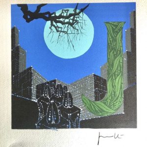 Cesare PEVERELLI (1922-2000) - Lettre J, 1972