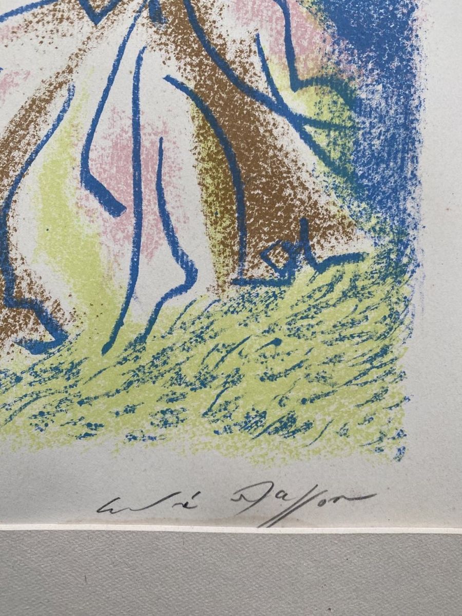 André MASSON (1896-1987)- Nymphe et satyre, 1971. - Image 2
