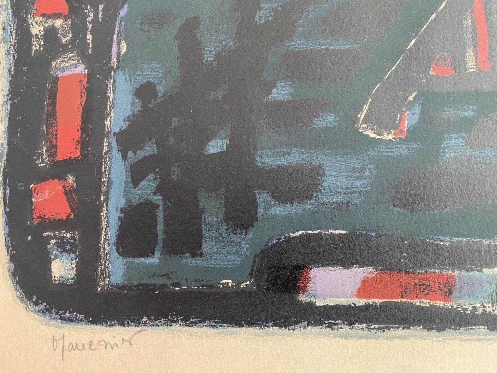 Alfred MANESSIER (1911-1993) - Gethsémani (Gethsemane), 1951. - Image 2