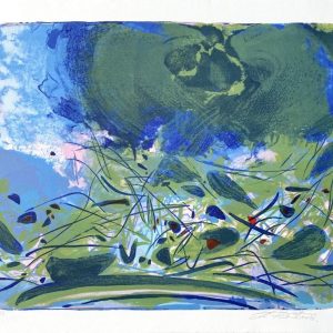 CHU TEH-CHUN (1920-2014)- Prémices vertes, 1987.