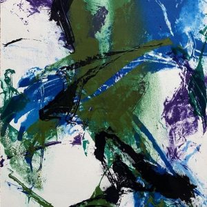 KIM EN JOONG (Né en 1940) - Composition abstraite.