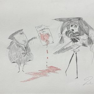 Tim BURTON (Né en 1958).  « The children ».