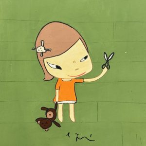 Yoshitomo Nara (Né en 1959), Attribué à.   « Real One ». Circa 2000.