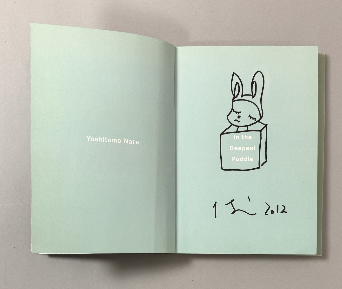 Yoshitomo NARA (Né en 1959) , Attribué à. «In the deepest puddle, Yoshitomo Nara » - Image 2