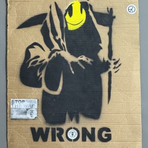 BANKSY (Né en 1974), ), d’après.  Grim Reaper, Wrong War , 2003.