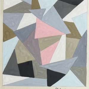 Franciska CLAUSEN (1889-1986)  Composition géométrique,1929.