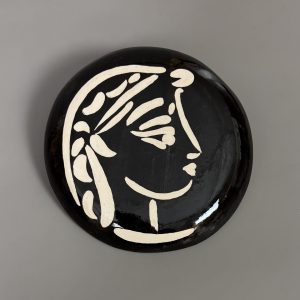 Pablo PICASSO (1881-1973)  « Profil de Jacqueline (A.R. 385) ».