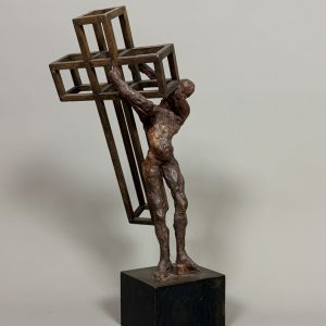 Salvador DALI (1904–1989)  « Christ portant la croix » ou « Christo de Cadaqués ». 1964.