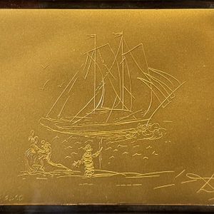 Salvador DALI (1904–1989)  « Le grand départ ».