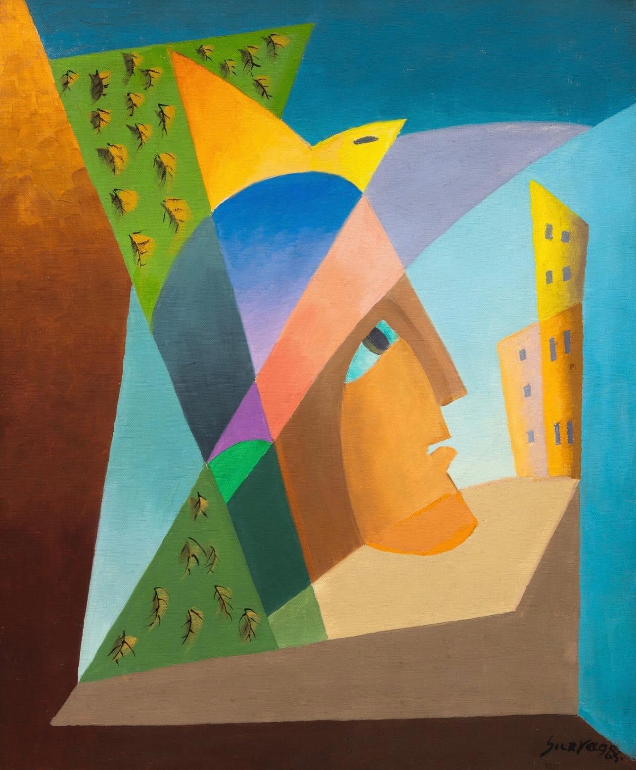 Léopold SURVAGE (1879-1968) La pensée,1963.