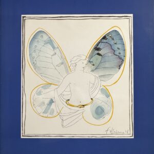 François-Xavier LALANNE (1927-2008), d'après. Butterfly Woman,1978.