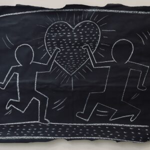 Keith HARING (1958-1990), Attribué à.  Subway drawing, circa1983.