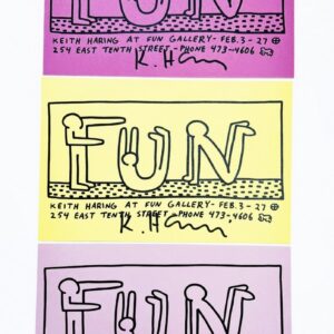 Keith HARING (1958-1990), D’Après. (After)  Fun.