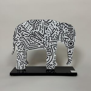 Keith HARING (1958-1990), D’Après.  Eléphant.